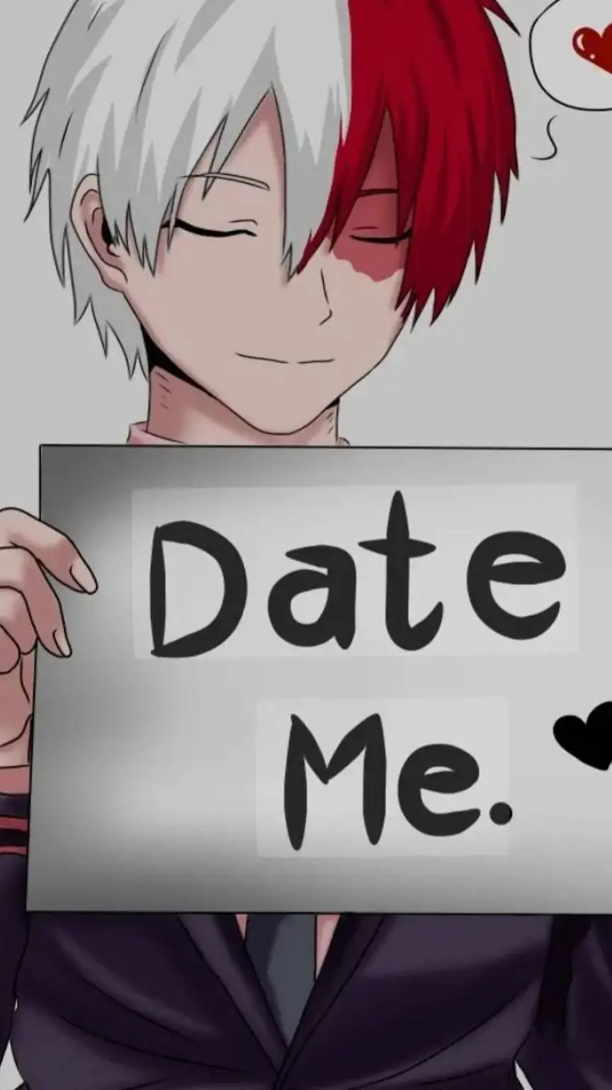 ai character: shoto Todoroki background