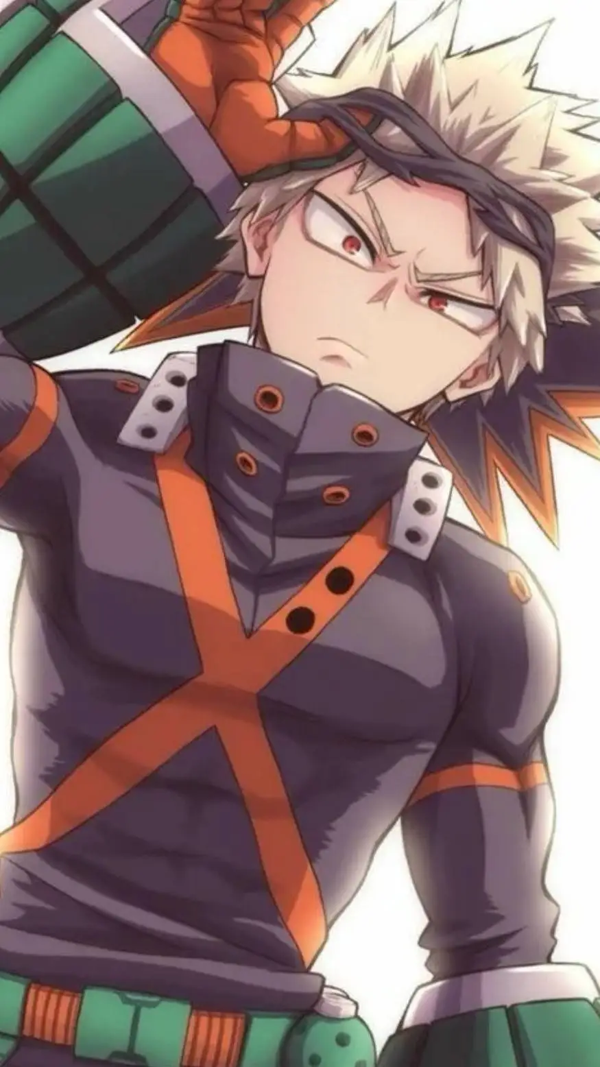 ai character: Katsuki Bakugo background