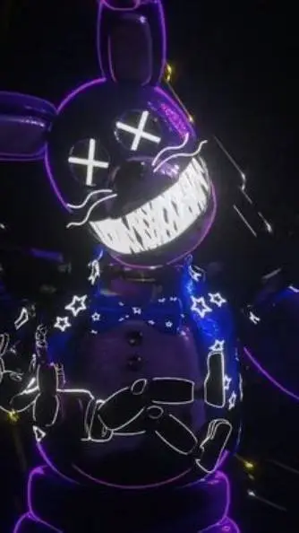 ai character: X Spring Bonnie background