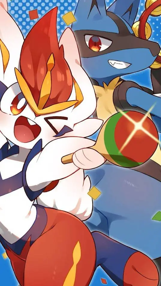 ai character: Lucario x cindarec background