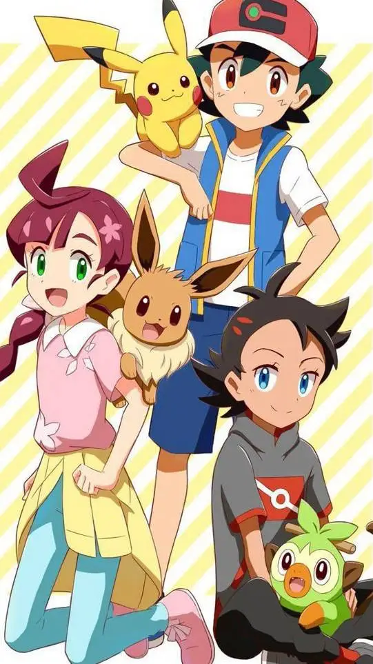 ai character: Pokémon viajes background