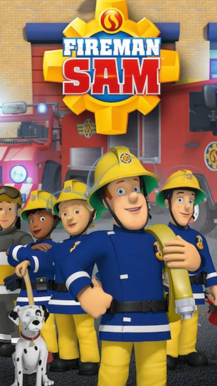 ai character: Fireman Sam  background