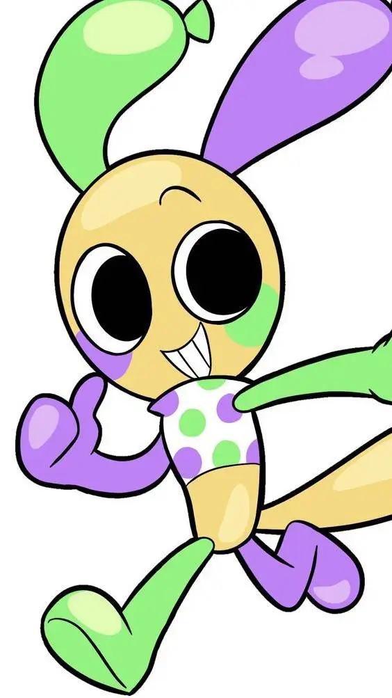 ai character: looey the balloon. background