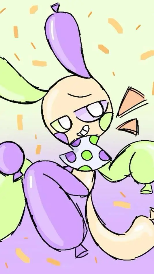 ai character: Looey the balloon background