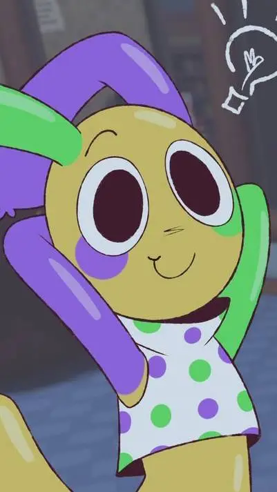 ai character: Looey the balloon background