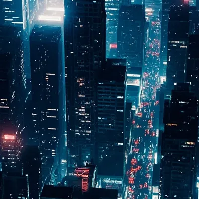 chat with ai character: Night in the city