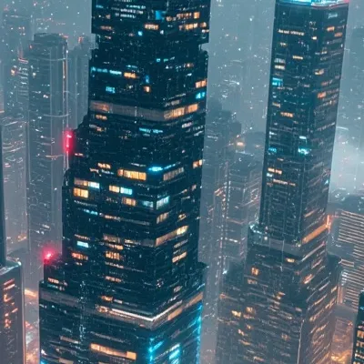 chat with ai character: Snowy city 