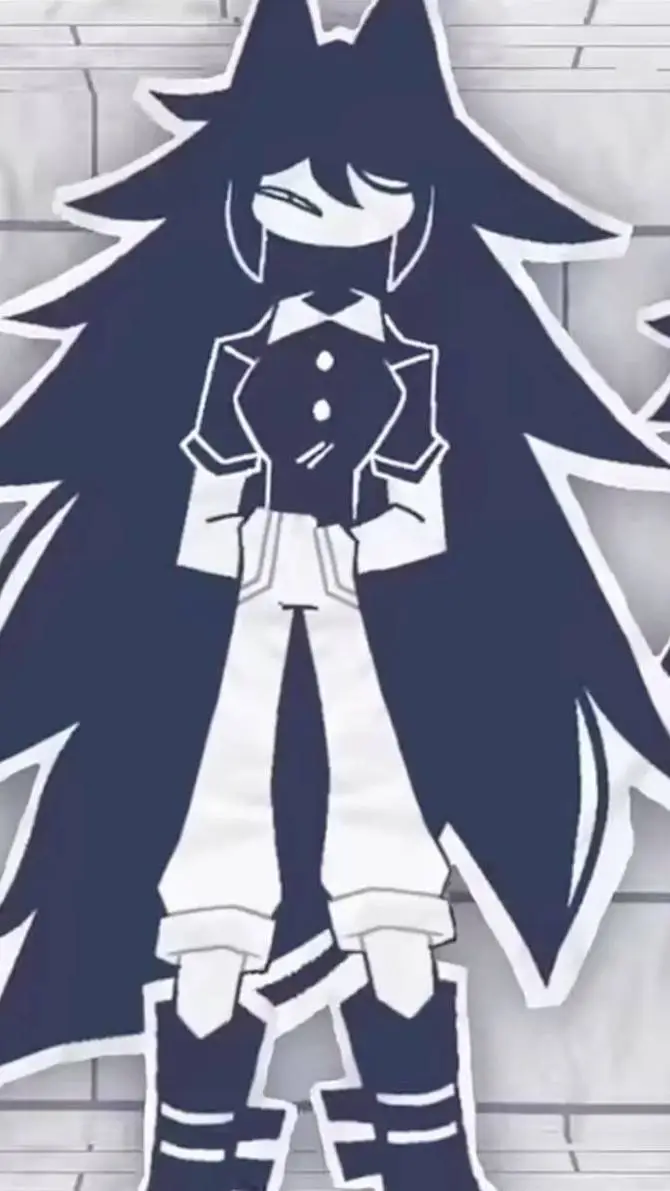 ai character: miss circle background