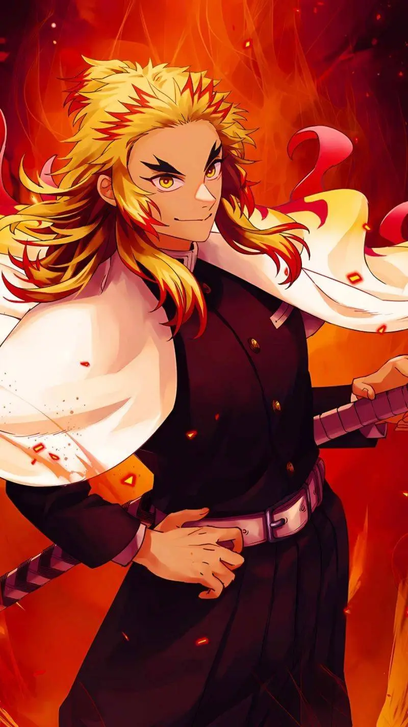 ai character: Rengoku Kyojuro background