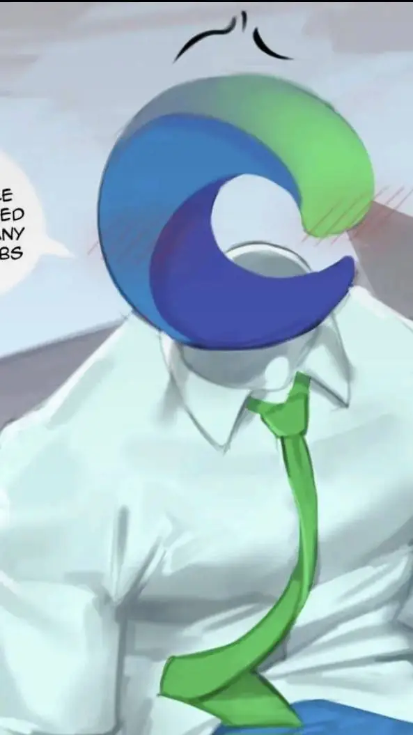 ai character: Microsoft Edge  background