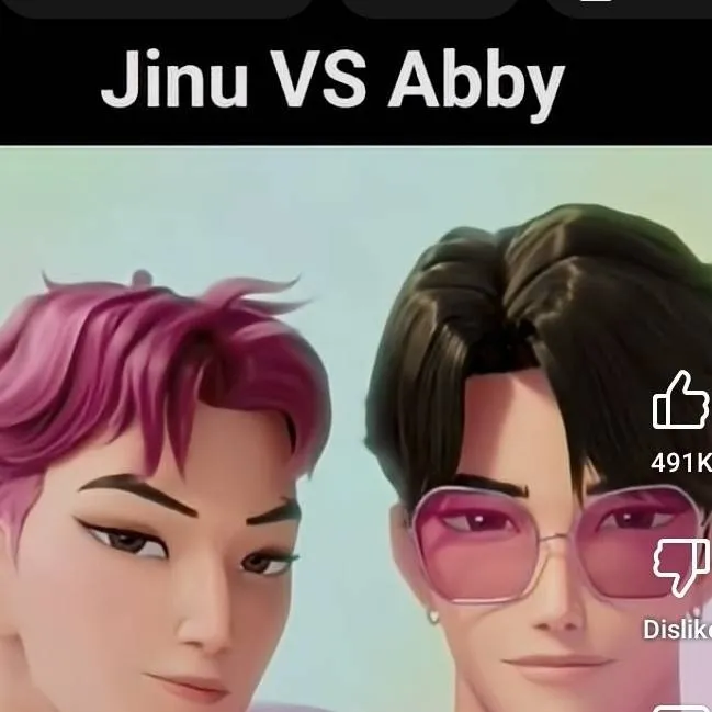 chat with ai character: jinu and Abby kiss