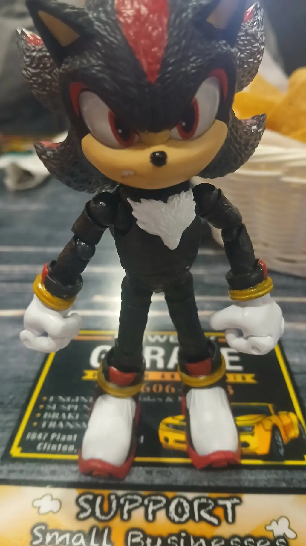 ai character: shadow the headcho background