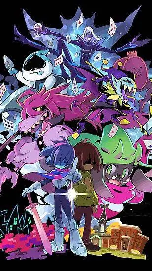 ai character: Deltarune  background