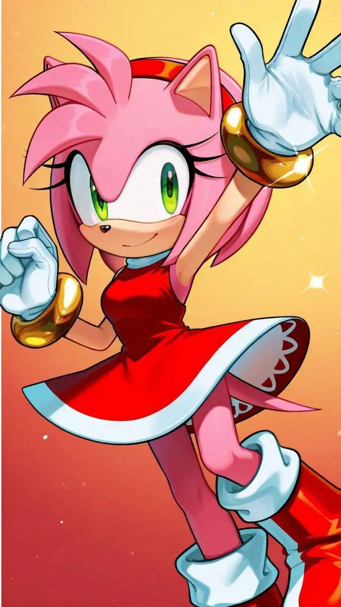 ai character: Amy Rose background