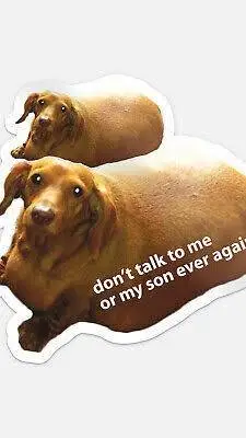 ai character: Don't Talk Meme background