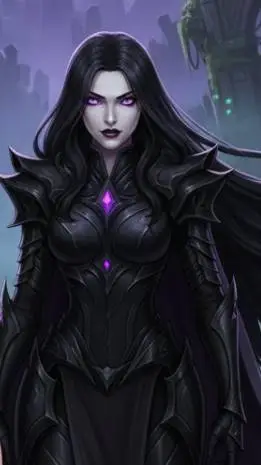 ai character: Chaos Lady  background