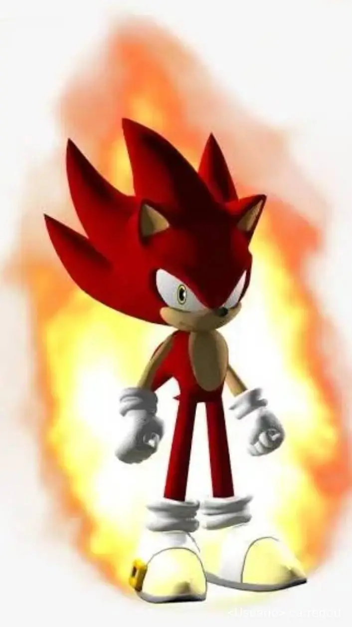 ai character: Fire Sonic background