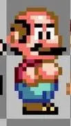 ai character: Bald Mario background