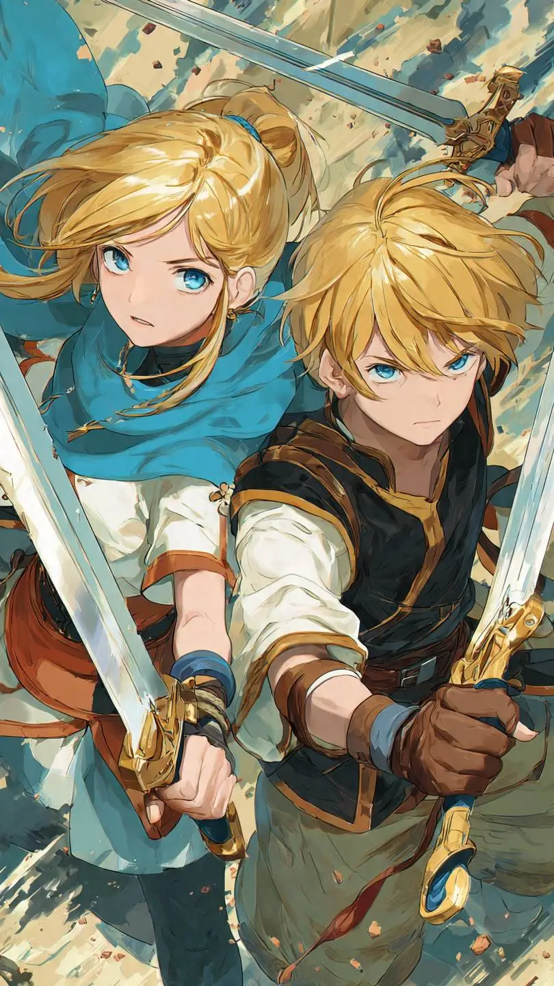 ai character: Twilight Twins background