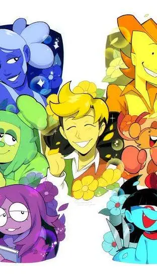 ai character: The Flowers background