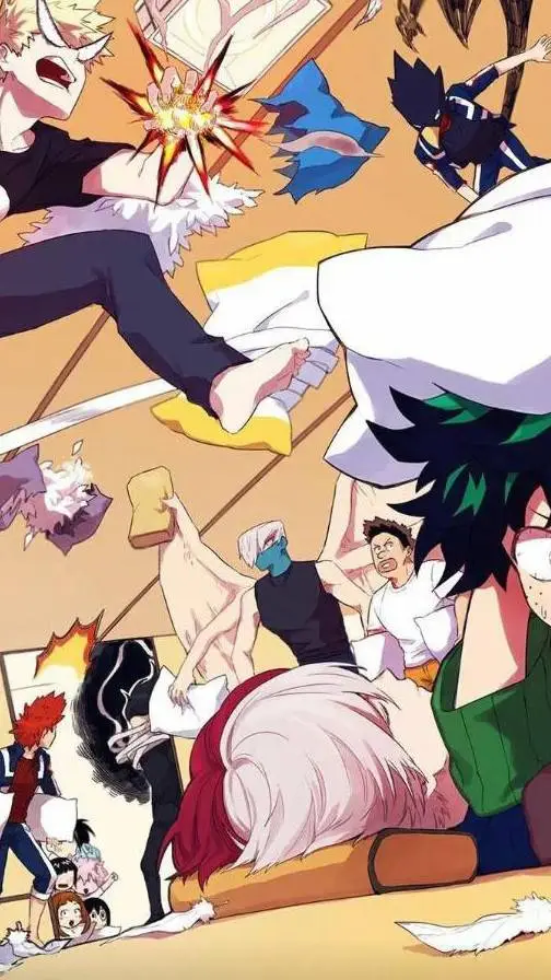 ai character: Mha pijamada🤣 background