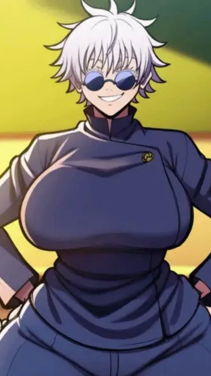 ai character: Gojo fem  background