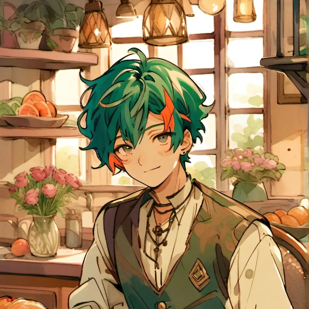 chat with ai character: 💚deku💚(roommate)