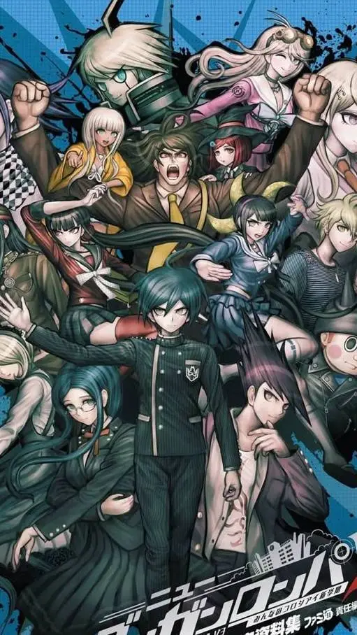 ai character: danganronpa x mha background