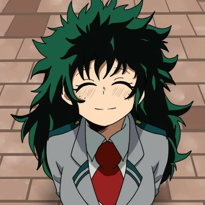 chat with ai character: deku fem