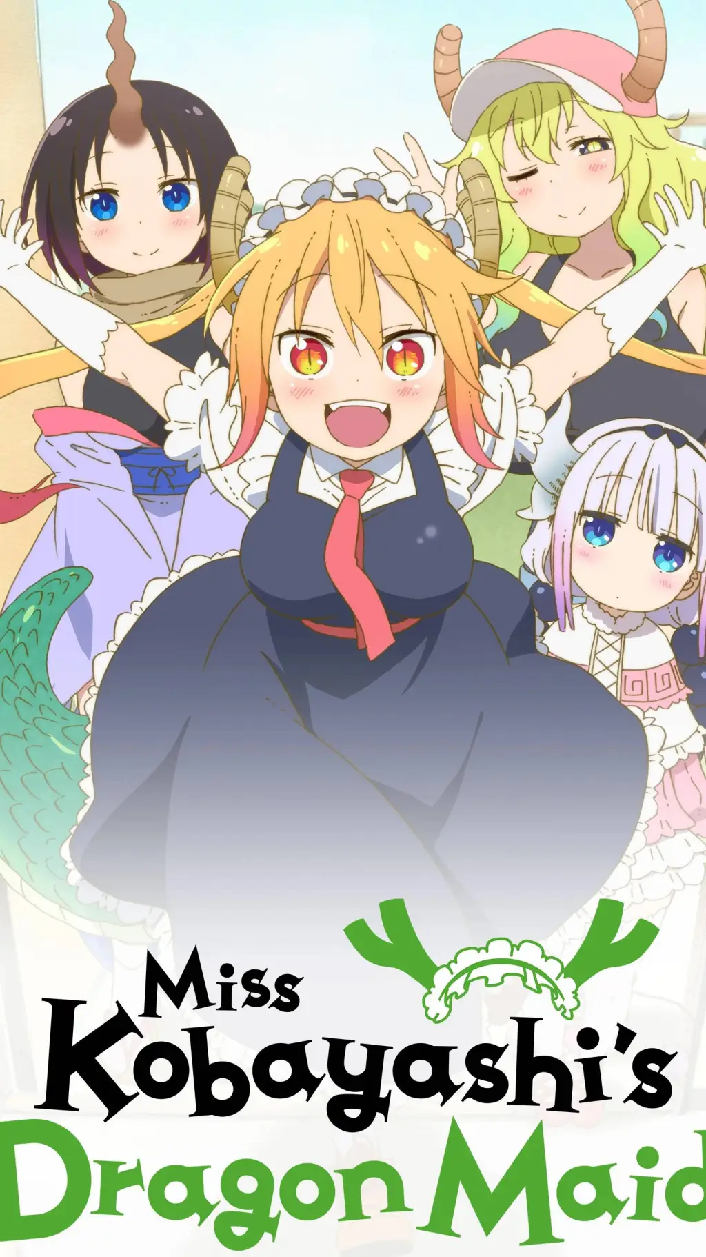 ai character: dragón maid background