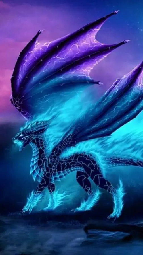 ai character: mha dragon!? background
