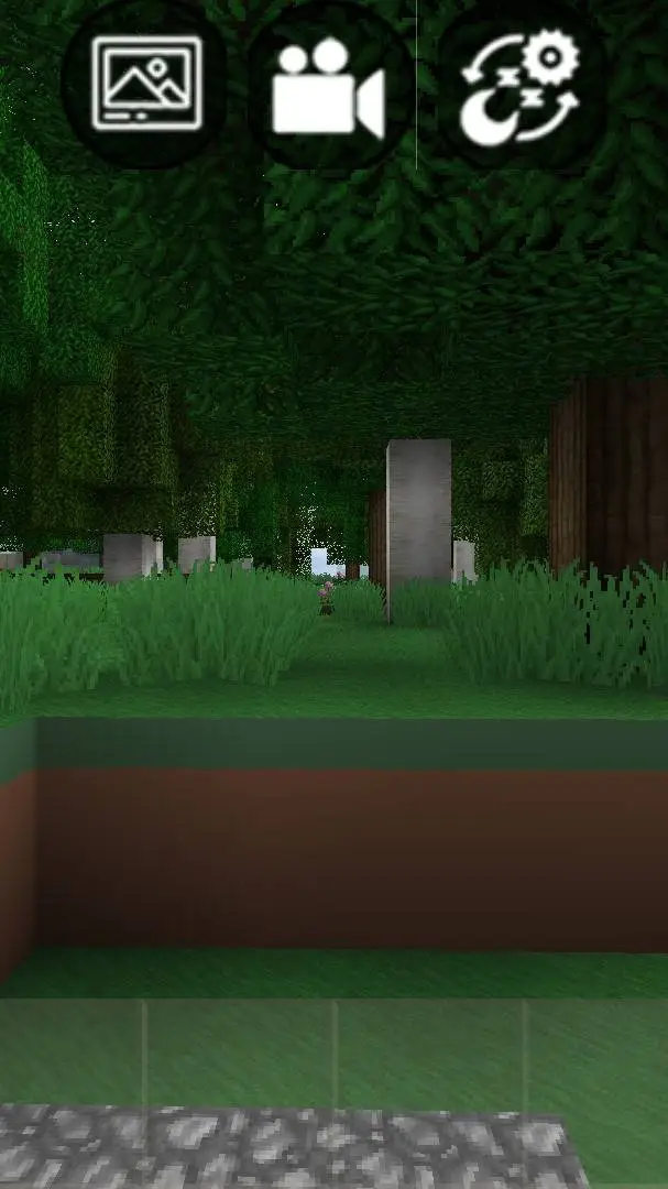 ai character: min block craft  background