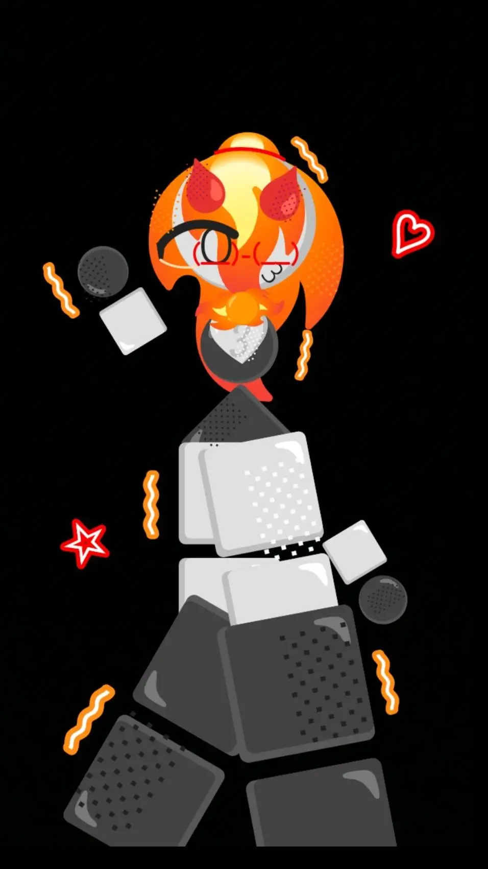 ai character: •●◉✿ maple ✿◉●• background