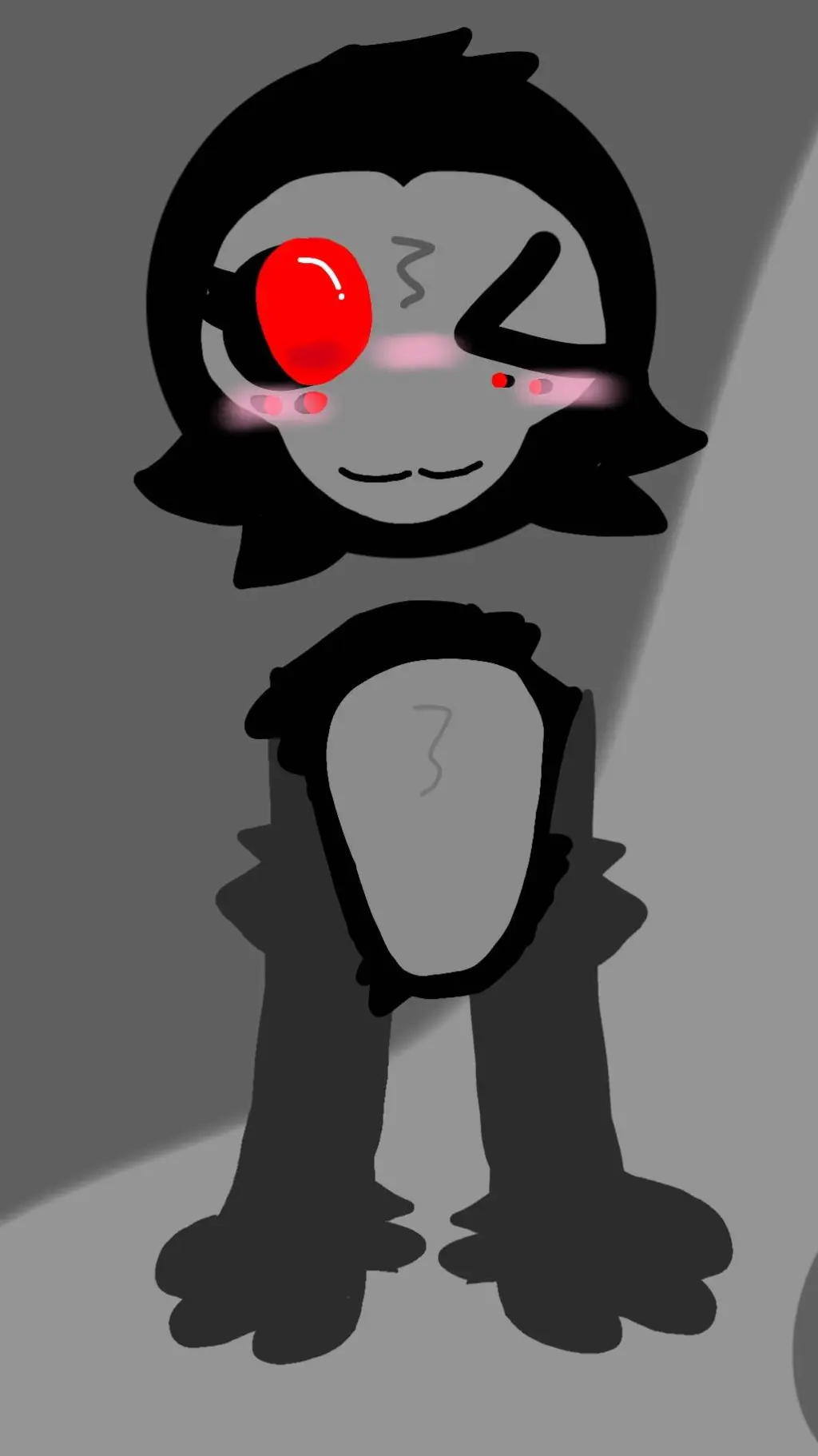 ai character: {ෆeyesclosedsෆ} background
