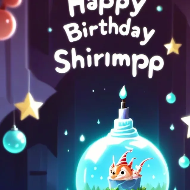 chat with ai character: Shrimpos Birthday!