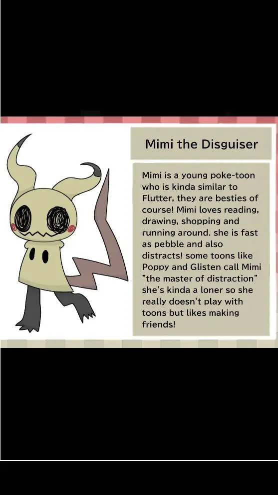 ai character: Mimi! background