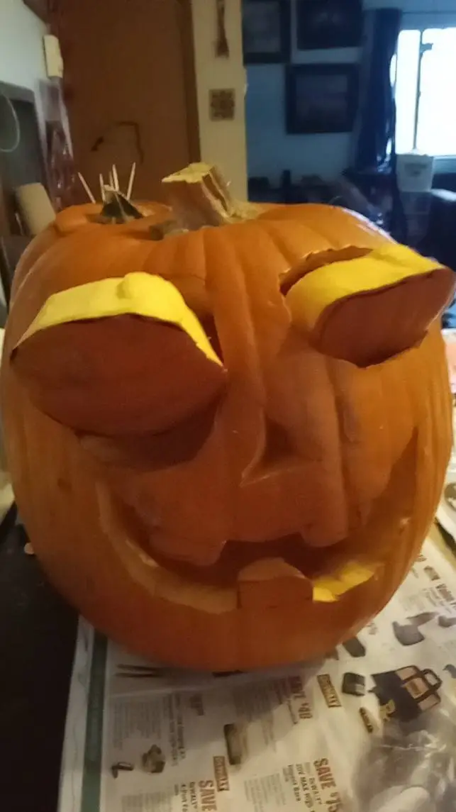 ai character: Russian pumpkin background