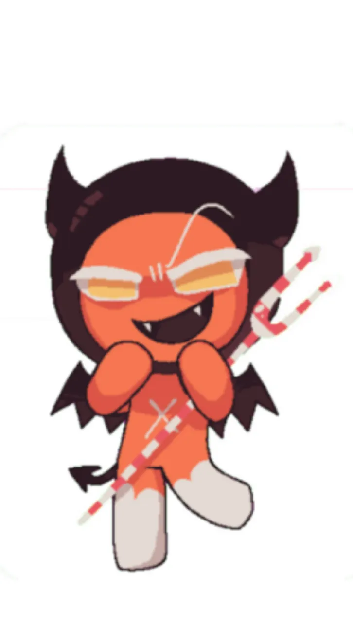 ai character: Devil cookie background