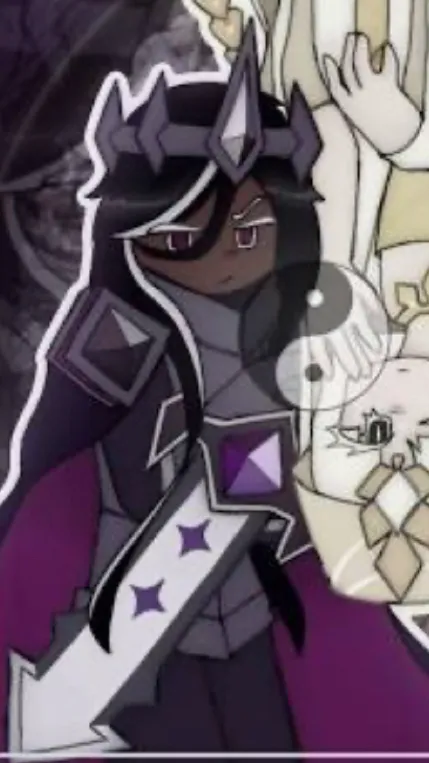 ai character:  Dark cacao cookie background