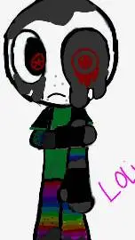 ai character: twisted loli background