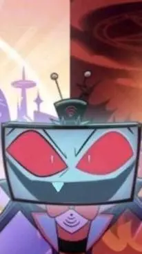 ai character: °^~(✿Vox✿)~^° background