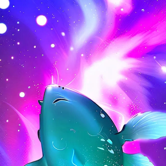 chat with ai character: cosmic fish