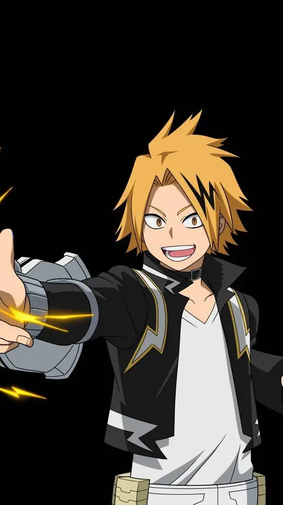 ai character: Denki kaminari background
