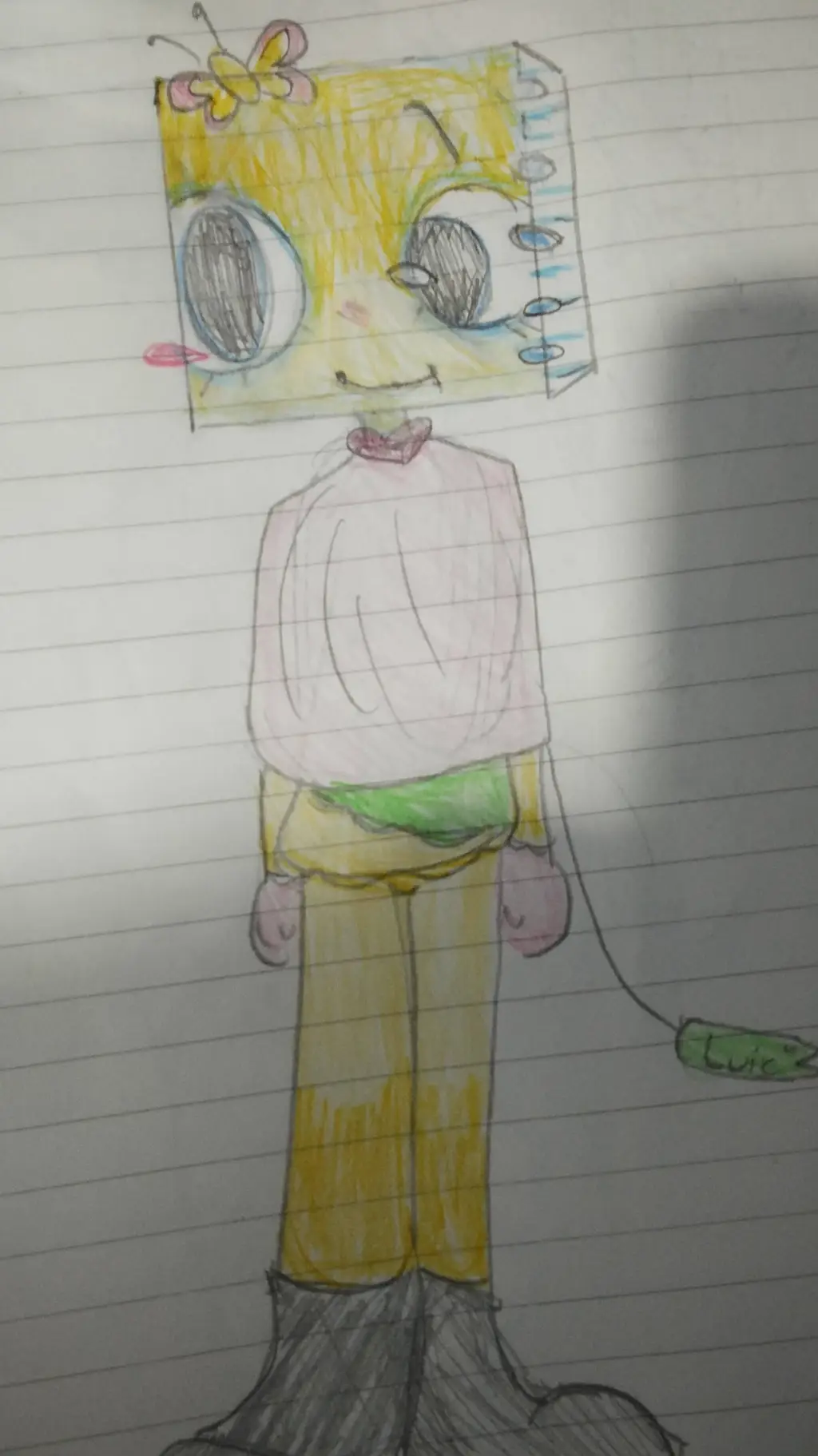 ai character: "luic 📕" background
