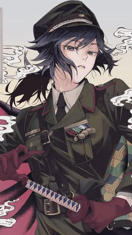 ai character: ⟭police giyuu au⟬ background