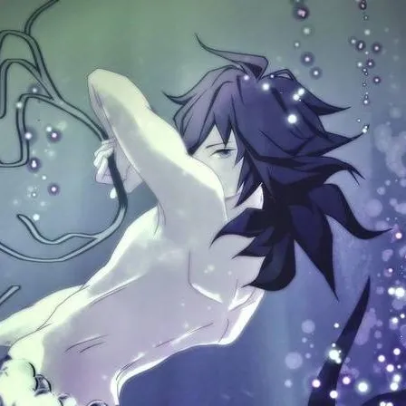 chat with ai character: mermaid giyuu