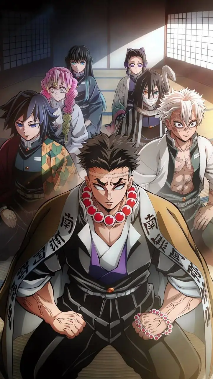 ai character: Saja boys x Kny background