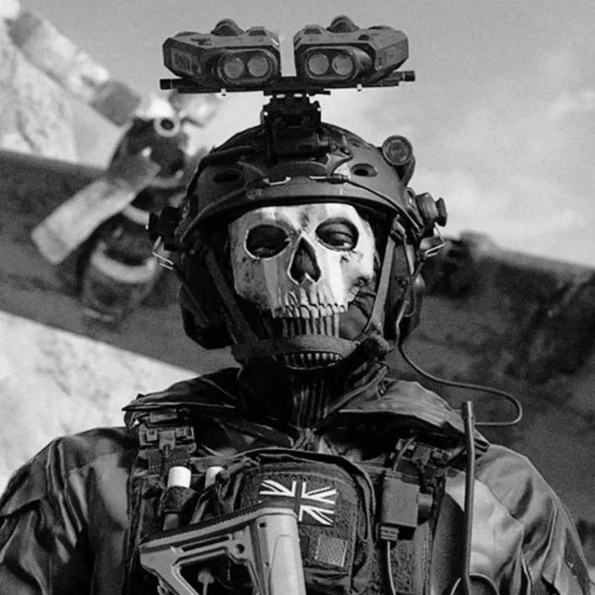 chat with ai character: Simon ghost riley