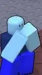 ai character: Blue Noob!  background