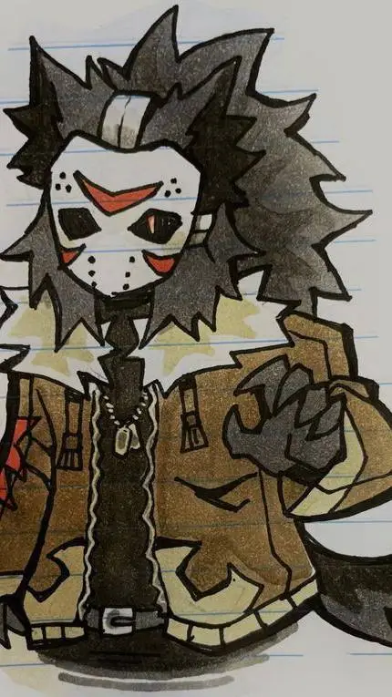 ai character: Slasher furry background